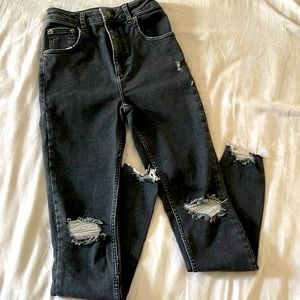 White Fox Black Jeans